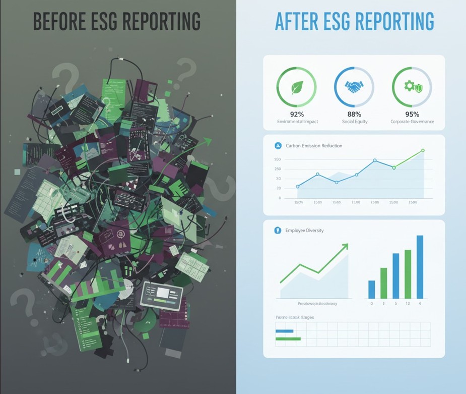Before and After ESG Reporting Implementation